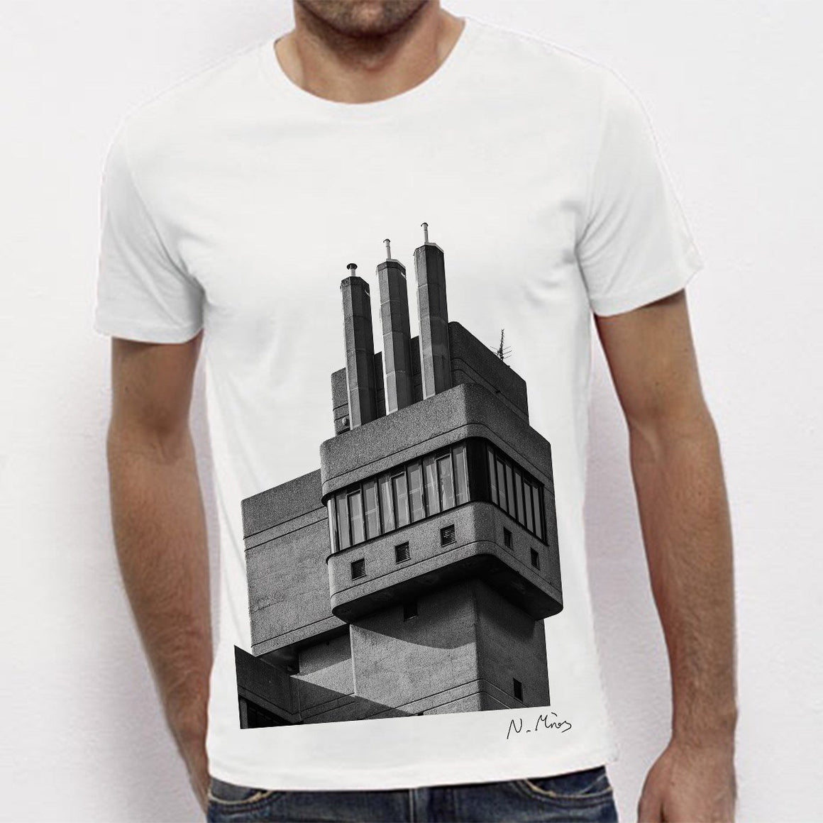 Brutalist Architecture T-Shirt Glenkerry by Nick Miners
